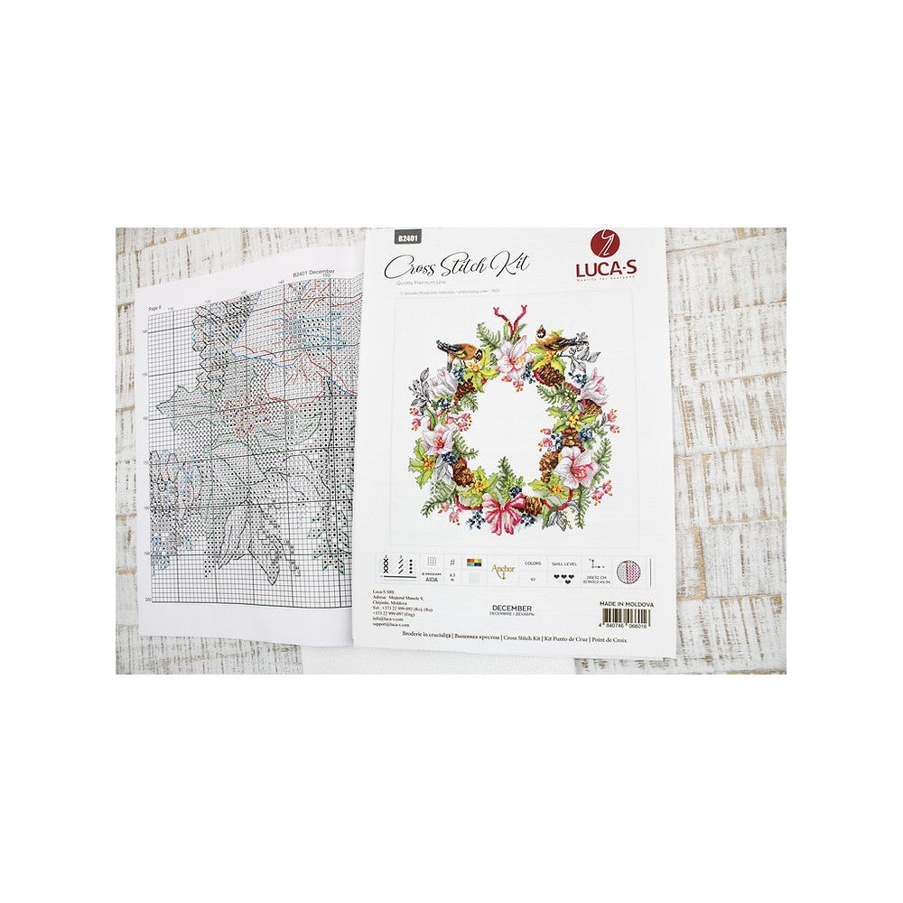 Set broderie Decembrie