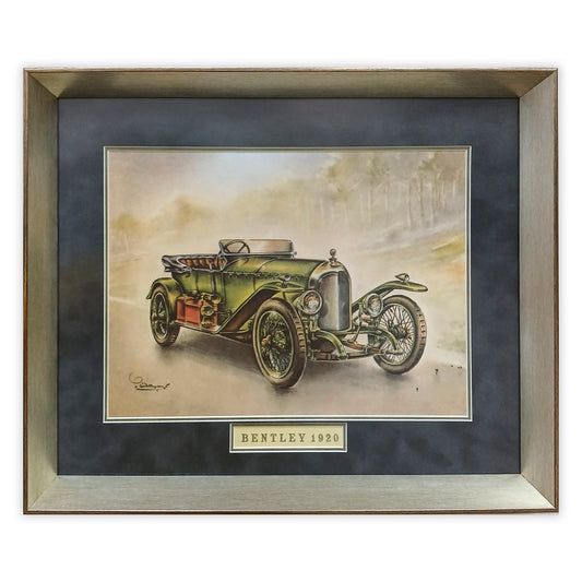 Poster înrămat, Bentley 1920