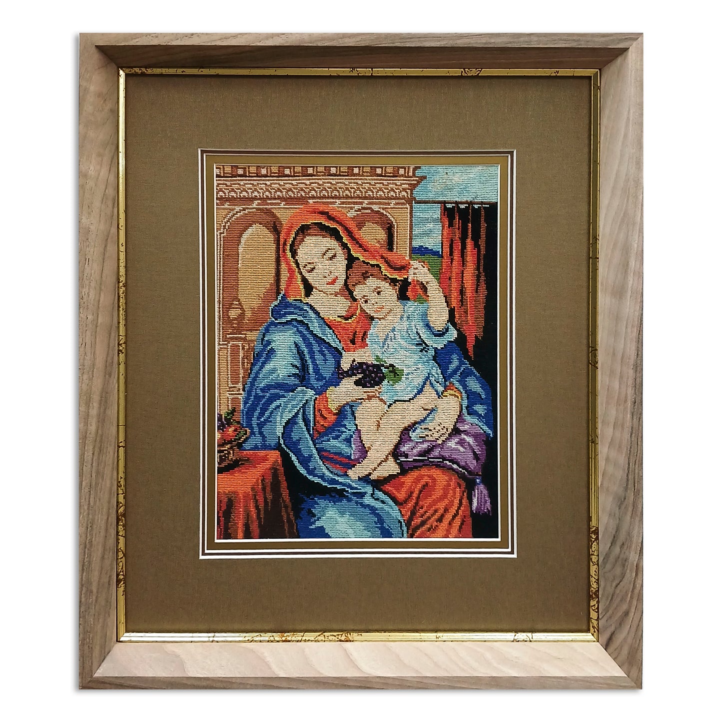 Broderie manuală "Dragostea de mamă"