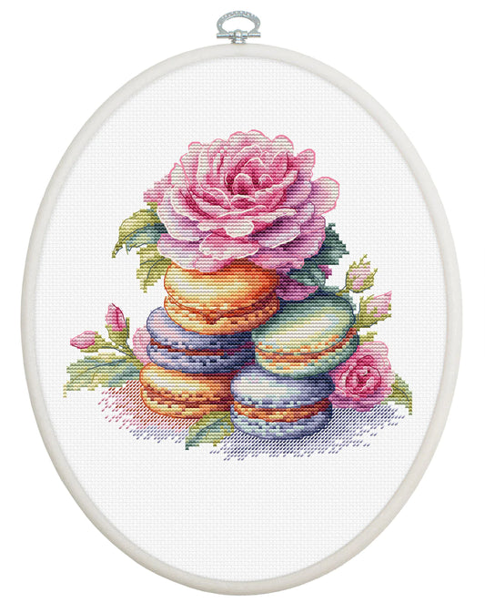 Set broderie French Macarons